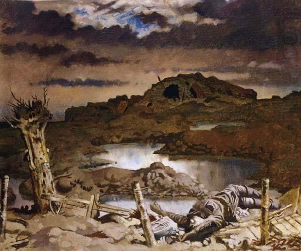 Sir William Orpen Zonnebeke china oil painting image